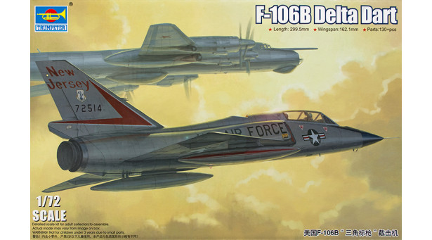 F-106B Convair, Delta Dart - 1/72 TRUMPETER 01683 F-106B Convair, Delta Dart - 1/72 TRUMPETER 01683