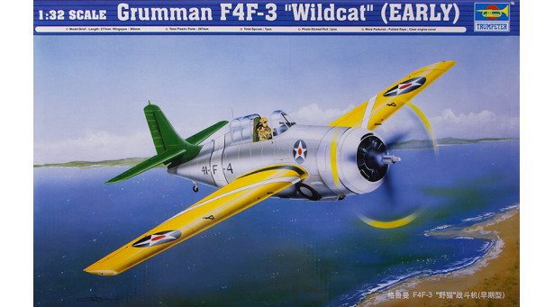 F4F-3 Grumman, Wildcat - 1/32 TRUMPETER 02255