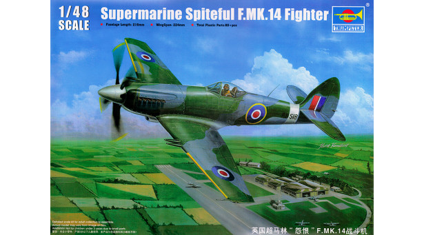 Spiteful F Mk 14 Supermarine - 1/48 TRUMPETER 02850