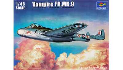 Vampire FB.Mk. 9 de Havilland - TRUMPETER 02875 1/48