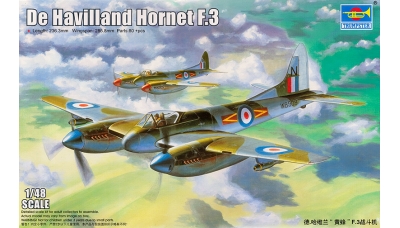 Hornet F.Mk. 3 de Havilland - TRUMPETER 02894 1/48