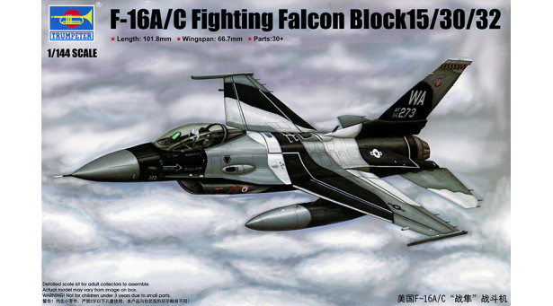 F-16A/C Lockheed Martin (General Dynamics), Fighting Falcon - 1/144 TRUMPETER 03911 F-16A/C Lockheed Martin (General Dynamics), Fighting Falcon - 1/144 TRUMPETER 03911