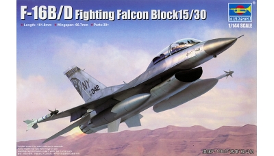 F-16B/D General Dynamics, Fighting Falcon - TRUMPETER 03920 1/144