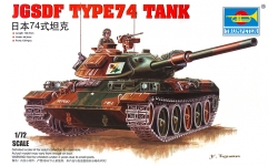 Type 74 MBT Mitsubishi - TRUMPETER 07218 1/72