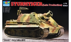 Sturmmörserwagen 606/4 mit 38 cm RW 61 Ausf. E, Sturmtiger, Alkett - TRUMPETER 07247 1/72