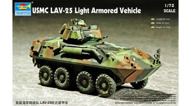 LAV-25 General Dynamics Land Systems Canada (GDLS-C), Light Armored Vehicle - 1/72 TRUMPETER 07268