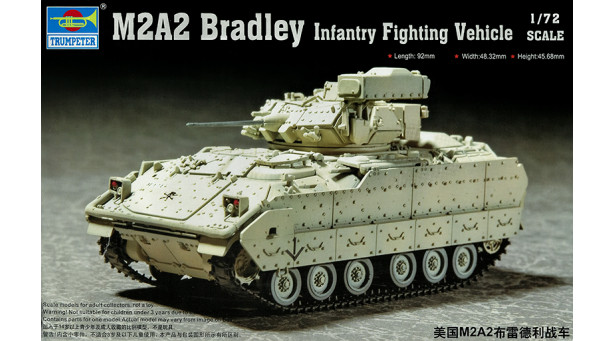 M2A2 BAE Systems Land & Armaments, Bradley Infantry Fighting Vehicle - 1/72 TRUMPETER 07296