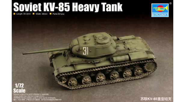 КВ-85 - 1/72 TRUMPETER 07127
