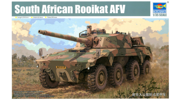 Rooikat 76 Mk. 1D Sandock-Austral, Land Systems OMC - 1/35 TRUMPETER 09516
