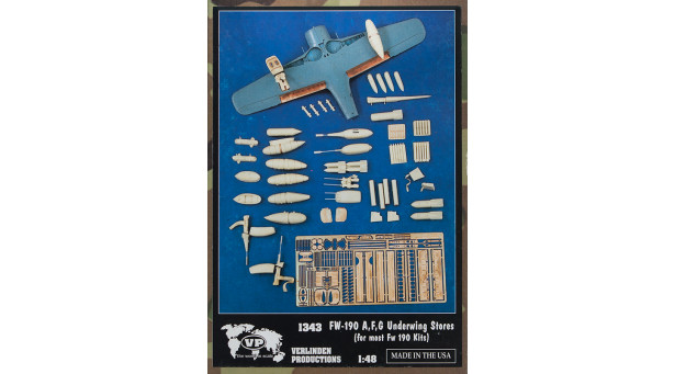 Fw 190A/F/G Focke-Wulf, Würger, Shrike. Конверсионный набор - 1/48 VERLINDEN PRODUCTIONS 1343