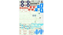 F4U-5/5N & AU-1 Chance Vought, Corsair - VICTORY PRODUCTIONS VPD48001 1/48