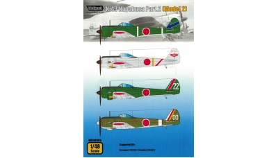 Ki-43-IIa (Kou) & IIb (Otsu) Nakajima, Hayabusa - WOLFPACK DESIGN WD48009 1/48
