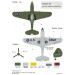 P-40B Curtiss, Warhawk, Tomahawk IIA  - 1/48 WOLFPACK DESIGN WD48015