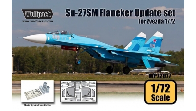 Су-27СМ. Конверсионный набор (ЗВЕЗДА) - WOLFPACK DESIGN WP72077 1/72