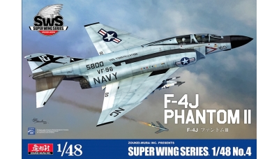 F-4J McDonnell Douglas, Phantom II - ZOUKEI-MURA Super Wing Series 1/48 No. 4