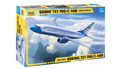 C-40B Clipper / Boeing 737-700 - ЗВЕЗДА 7027 1/144