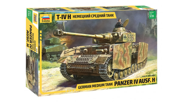 Panzerkampfwagen IV, Sd.Kfz.161/2, Ausf. H, T-IV, Krupp - 1/35 ЗВЕЗДА 3620 Panzerkampfwagen IV, Sd.Kfz.161/2, Ausf. H, T-IV, Krupp - 1/35 ЗВЕЗДА 3620