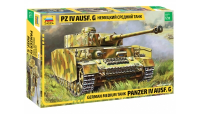 Panzerkampfwagen IV, Sd.Kfz.161/1, Ausf. G, T-IV, Krupp - ЗВЕЗДА 3674 1/35