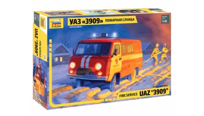 УАЗ-3909 - ЗВЕЗДА 43001 1/43