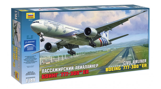 Boeing 777-300ER, Triple Seven - 1/144 ЗВЕЗДА 7012
