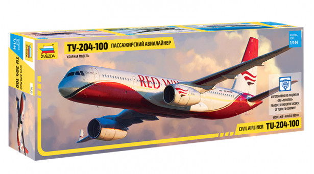 Ту-204-100 - 1/144 ЗВЕЗДА 7023 Ту-204-100 - 1/144 ЗВЕЗДА 7023